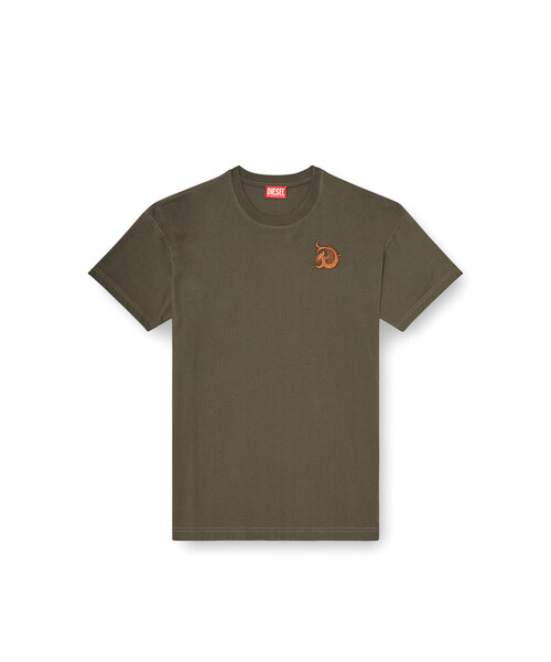 DIESEL(ディーゼル)の「メンズ Tシャツ T-BOXT-AA11(Tシャツ/カットソー・メンズ・ホワイト/グリーン系その他・XXX-LARGE/X-LARGE/X-SMALL/XX-LARGE/MEDIUM/SMALL/LARGE)」の7枚目の写真