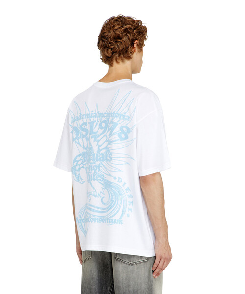 DIESEL(ディーゼル)の「メンズ Tシャツ T-BOXT-AA11(Tシャツ/カットソー・メンズ・ホワイト/グリーン系その他・XXX-LARGE/X-LARGE/X-SMALL/XX-LARGE/MEDIUM/SMALL/LARGE)」の5枚目の写真