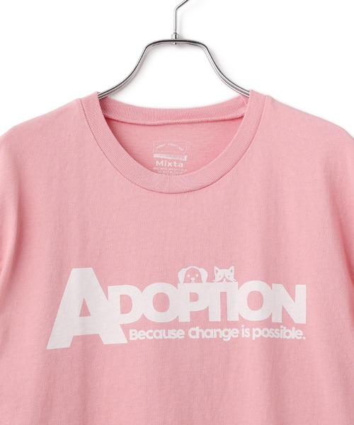 MIXTA(ミクスタ)の「【WEB・一部店舗限定】【Mixta(ミクスタ)】ADOPTION(Tシャツ/カットソー・レディース・ピンク/ホワイト系その他5・M)」の6枚目の写真