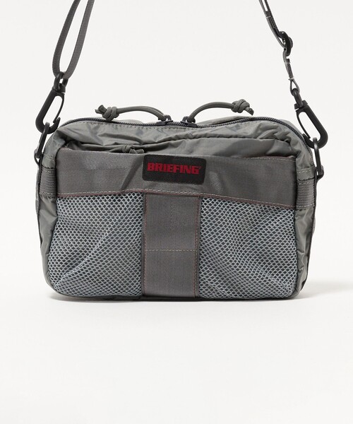 BRIEFING(ブリーフィング)の「【別注】<BRIEFING>リップストップ ジップ ライナー ショルダーバッグ(ショルダーバッグ・メンズ・ブラック/グレー系・FREE)」の5枚目の写真