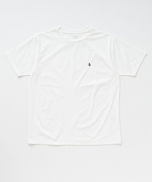 VOLCOM(ボルコム)の「VOLCOM メンズ CHEST STONE SS RASH TEE サーフTシャツ 【2026年夏モデル】(Tシャツ/カットソー・メンズ・ホワイト/マルチ/ブラック/グリーン・SMALL/MEDIUM/LARGE/X-LARGE)」の1枚目の写真