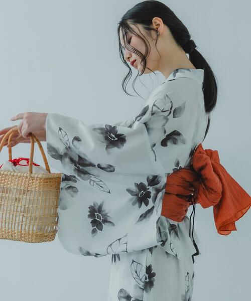 SENSE OF PLACE by URBAN RESEARCH(センスオブプレイスバイアーバンリサーチ)の「『接触冷感/速乾』『WEB/一部店舗限定』ワンピース浴衣4点セットB(浴衣・レディース・その他2/その他1/その他4/その他3・ONE)」の5枚目の写真