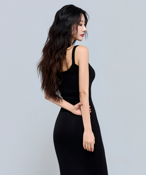 PHYSICAL GARMENTS（フィジカルガーメンツ）の「P5072 シンボルリブロングワンピース[ブラック]（ワンピース・レディース・ブラック・FREE）」の19枚目の写真
