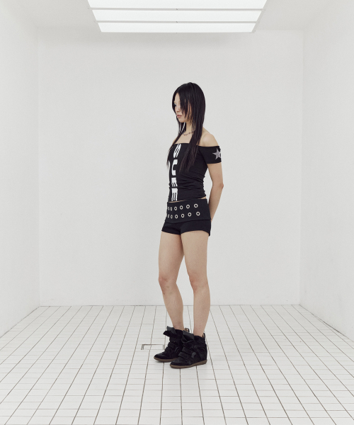 SETUP-EXE(セットアップイーエックスイー)の「EYELET WAIST SHORT PANTS / BLACK(その他パンツ・レディース・その他・S size/M size)」の13枚目の写真