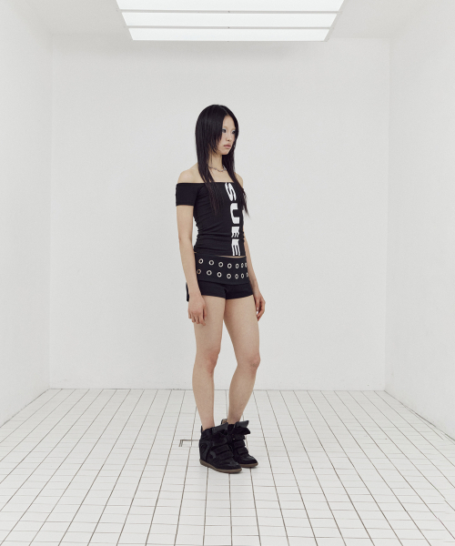 SETUP-EXE(セットアップイーエックスイー)の「EYELET WAIST SHORT PANTS / BLACK(その他パンツ・レディース・その他・S size/M size)」の11枚目の写真