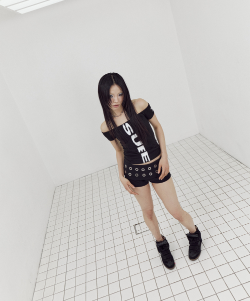 SETUP-EXE(セットアップイーエックスイー)の「EYELET WAIST SHORT PANTS / BLACK(その他パンツ・レディース・その他・S size/M size)」の6枚目の写真