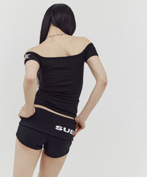 SETUP-EXE(セットアップイーエックスイー)の「EYELET WAIST SHORT PANTS / BLACK(その他パンツ・レディース・その他・S size/M size)」の5枚目の写真