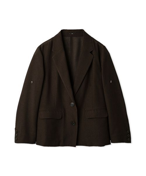 SNIDEL(スナイデル)の「シングルブレストテーラードジャケット(テーラードジャケット・レディース・アイボリー/ブラック/ブラウン・1/0)」の3枚目の写真
