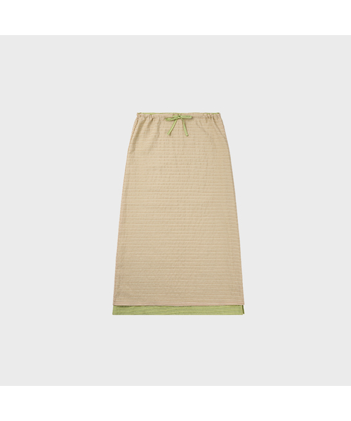 MUWM(ムウム)の「イランリバーシブルスカート Ylang Reversible Skirt (Olive)(スカート・レディース・オリーブ・OS)」の1枚目の写真