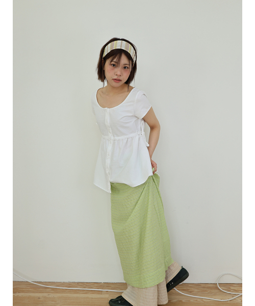 MUWM(ムウム)の「イランリバーシブルスカート Ylang Reversible Skirt (Olive)(スカート・レディース・オリーブ・OS)」の3枚目の写真