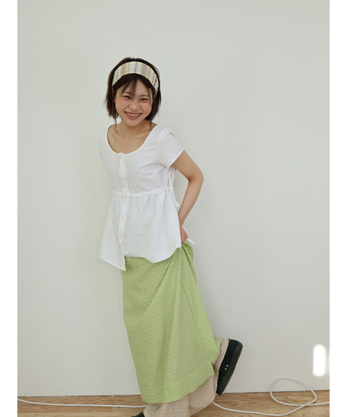 MUWM(ムウム)の「イランリバーシブルスカート Ylang Reversible Skirt (Olive)(スカート・レディース・オリーブ・OS)」の4枚目の写真