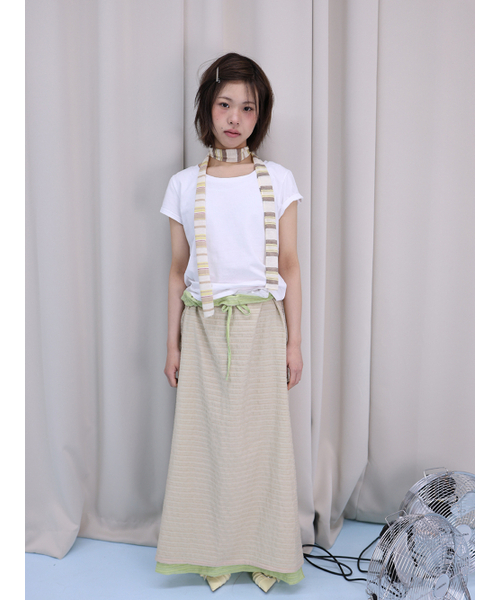 MUWM(ムウム)の「イランリバーシブルスカート Ylang Reversible Skirt (Olive)(スカート・レディース・オリーブ・OS)」の5枚目の写真