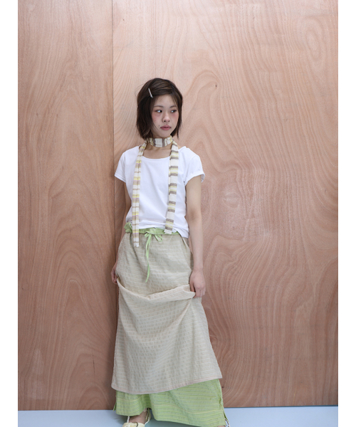 MUWM(ムウム)の「イランリバーシブルスカート Ylang Reversible Skirt (Olive)(スカート・レディース・オリーブ・OS)」の7枚目の写真