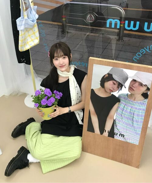 MUWM(ムウム)の「イランリバーシブルスカート Ylang Reversible Skirt (Olive)(スカート・レディース・オリーブ・OS)」の9枚目の写真