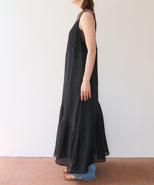 FREAK'S STORE(フリークスストア)の「限定展開 シアー レース 切替 キャミ ワンピース(ワンピース・レディース・ブラック/オフホワイト・フリ-)」の15枚目の写真