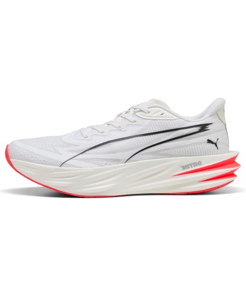 PUMA(プーマ)の「PUMA プーマ メンズ ディヴィエイト ピュア ニトロ ランニングシューズ(スニーカー・メンズ・ホワイト×シルバー/ブラック/オフホワイト/レッド系その他3/ホワイト×レッド・26.5cm/28.5cm/29.0cm/28.0cm/25.0cm/25.5cm/26.0cm/27.5cm/27.0cm)」の3枚目の写真