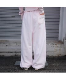 Back Pocket String Sweatpants [Pink]