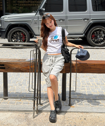 ウーマン CVNT クローバーTシャツ ホワイト