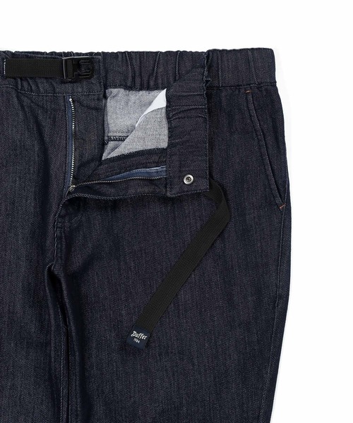The DUFFER of ST.GEORGE(ザダファーオブセントジョージ)の「COOLMAX 3D EASY SKINNY DENIM PANTS:クールマックス 立体裁断 イージーデニムパンツ(デニムパンツ・メンズ・ネイビー・SMALL/LARGE/X-LARGE/MEDIUM)」の7枚目の写真