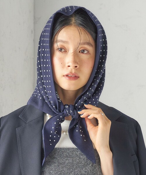 destin(デスティン)の「destin: Judy Triangle Bandana(バンダナ/スカーフ・レディース・ブラウン/オリーブ/ネイビー・ONE SIZE)」の15枚目の写真