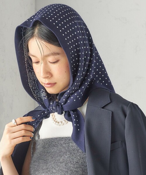 destin(デスティン)の「destin: Judy Triangle Bandana(バンダナ/スカーフ・レディース・ブラウン/オリーブ/ネイビー・ONE SIZE)」の16枚目の写真