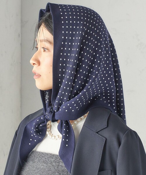 destin(デスティン)の「destin: Judy Triangle Bandana(バンダナ/スカーフ・レディース・ブラウン/オリーブ/ネイビー・ONE SIZE)」の17枚目の写真