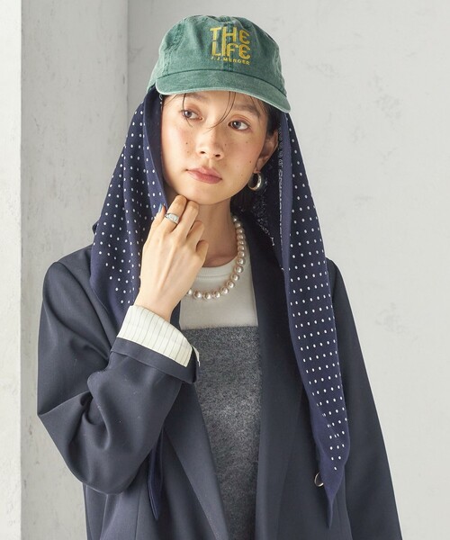 destin(デスティン)の「destin: Judy Triangle Bandana(バンダナ/スカーフ・レディース・ブラウン/オリーブ/ネイビー・ONE SIZE)」の21枚目の写真