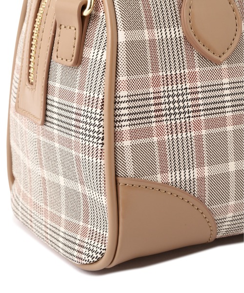 JILL by JILL STUART(ジルバイジルスチュアート)の「チェックミニボストンバッグ(ボストンバッグ・レディース・ベージュ系その他/ブラウン系その他・FREE)」の17枚目の写真