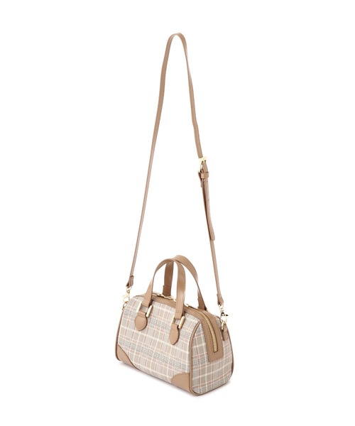 JILL by JILL STUART(ジルバイジルスチュアート)の「チェックミニボストンバッグ(ボストンバッグ・レディース・ベージュ系その他/ブラウン系その他・FREE)」の11枚目の写真