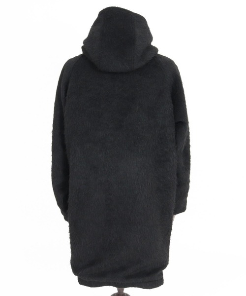 CAMBIO(カンビオ)の「mj11704-Long Fur Melton Poncho ロングポンチョ(MIU-262-002)(ポンチョ・メンズ・ブラック/チャコール・S/M/L)」の16枚目の写真