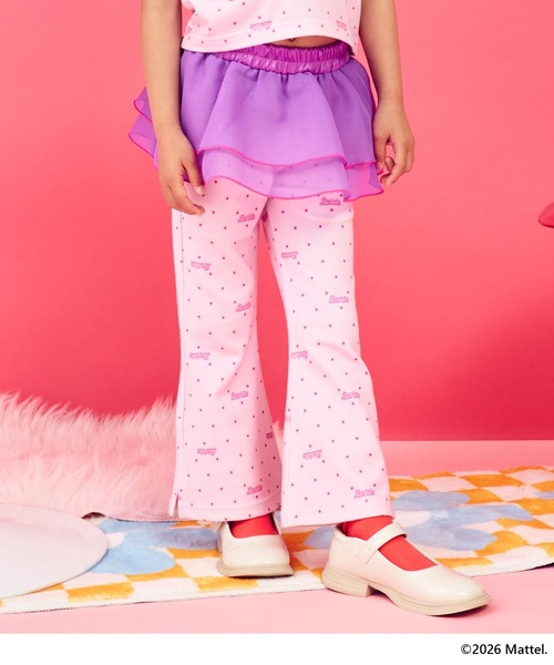 ANAP kids(アナップキッズ)の「ANAPKIDS×【Barbie】チュールスカート付フレアパンツ(その他パンツ・キッズ・ピンク/ラベンダー・120/110/130)」の10枚目の写真