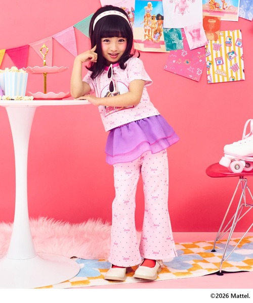 ANAP kids(アナップキッズ)の「ANAPKIDS×【Barbie】チュールスカート付フレアパンツ(その他パンツ・キッズ・ピンク/ラベンダー・120/110/130)」の14枚目の写真