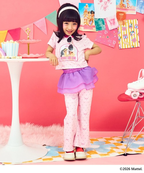 ANAP kids(アナップキッズ)の「ANAPKIDS×【Barbie】チュールスカート付フレアパンツ(その他パンツ・キッズ・ピンク/ラベンダー・120/110/130)」の15枚目の写真