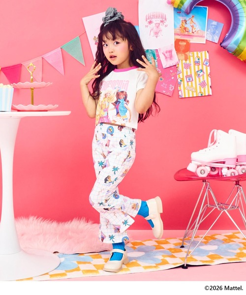 ANAP kids(アナップキッズ)の「ANAPKIDS×【Barbie】チュールスカート付フレアパンツ(その他パンツ・キッズ・ピンク/ラベンダー・120/110/130)」の9枚目の写真