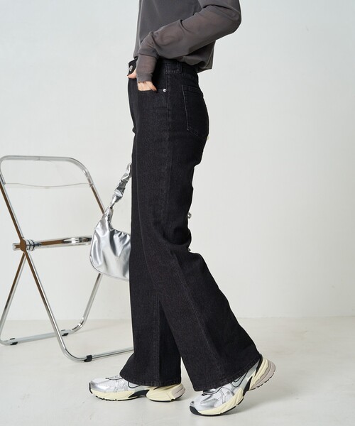 FREAK'S STORE(フリークスストア)の「デニムパンツ(デニムパンツ・レディース・ネイビー・27)」の9枚目の写真