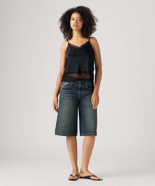 Levi's(リーバイス)の「Levi's/リーバイス スーパーバギージョーツ(デニムパンツ・レディース・ダークインディゴブルー・23inch/24inch/25inch/26inch/27inch/28inch)」の2枚目の写真