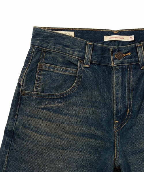 Levi's(リーバイス)の「Levi's/リーバイス スーパーバギージョーツ(デニムパンツ・レディース・ダークインディゴブルー・23inch/24inch/25inch/26inch/27inch/28inch)」の8枚目の写真