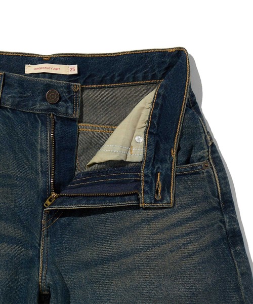 Levi's(リーバイス)の「Levi's/リーバイス スーパーバギージョーツ(デニムパンツ・レディース・ダークインディゴブルー・23inch/24inch/25inch/26inch/27inch/28inch)」の9枚目の写真