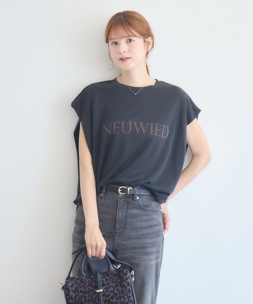 KATHARINE ROSS(キャサリンロス)の「モダールロゴプルオーバー(Tシャツ/カットソー・レディース・ブラウン/ブラック・FREE)」の2枚目の写真