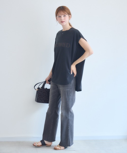 KATHARINE ROSS(キャサリンロス)の「モダールロゴプルオーバー(Tシャツ/カットソー・レディース・ブラウン/ブラック・FREE)」の8枚目の写真