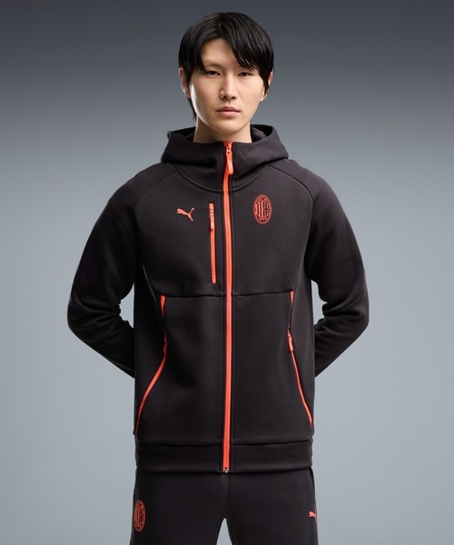 PUMA Mens AC Milan Puma Team full zip фуди