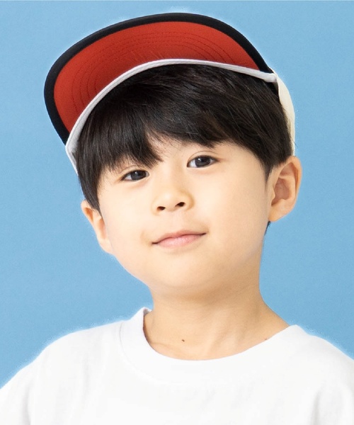 and D. petit main(アンドディープティマイン)の「【Dセレクト】パイピングCAP(キャップ・キッズ・ブルー/ベージュ・F)」の3枚目の写真