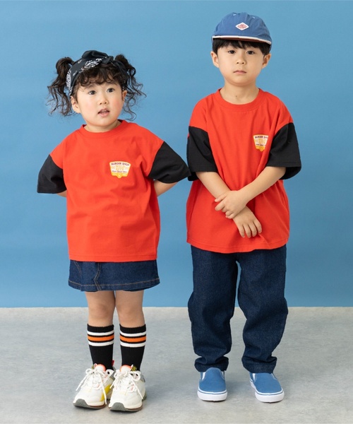 and D. petit main(アンドディープティマイン)の「【Dセレクト】パイピングCAP(キャップ・キッズ・ブルー/ベージュ・F)」の9枚目の写真