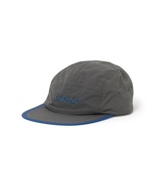 Gramicci(グラミチ)の「GRAMICCI / キッズ ナイロン キャップ 2026FW キッズ帽子 撥水キャップ 5パネル 日よけ 軽量 サイズ調整 水遊び 男女兼用(キャップ・キッズ・ホワイト系その他2/ブルー系その他3/チャコールグレー・ONE SIZE)」の2枚目の写真