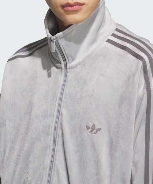 adidas(アディダス)の「FB TT ベロア / ファイヤーバード トラックトップ ベロア / ジャージ / トラックジャケット / アディダスオリジナルス adidas Originals(ジャージ・メンズ・グレー系その他・XX-LARGE/XX-SMALL/3XL/LARGE/MEDIUM/SMALL/X-LARGE/X-SMALL)」の7枚目の写真