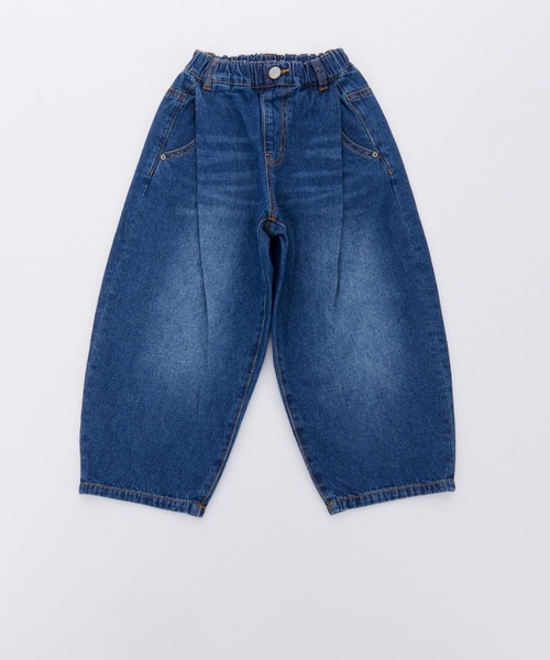 Ocean&Ground(オーシャン&グラウンド)の「デニムカーブパンツ(その他パンツ・キッズ・ケミカルウォッシュ/ブラック/ダークインディゴブルー・90/100/110/120/130/140)」の2枚目の写真