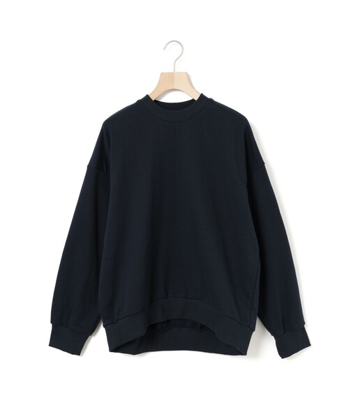 MidiUmi(ミディウミ)の「MidiUmi ワイドスウェットプルオーバー(Tシャツ/カットソー・レディース・ネイビー/ブラウン/グレー/キナリ/イエロー・FREE)」の4枚目の写真