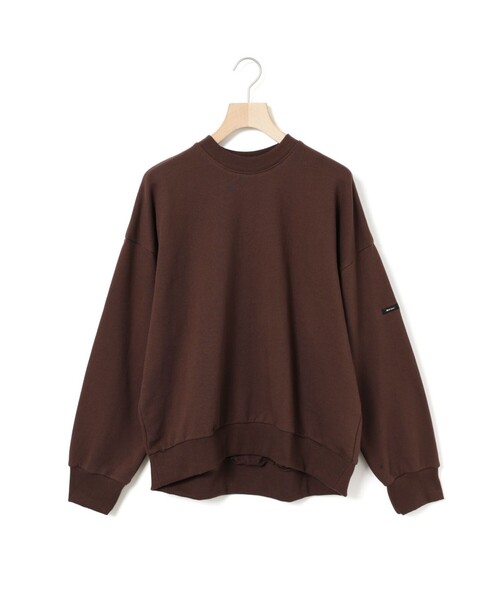 MidiUmi(ミディウミ)の「MidiUmi ワイドスウェットプルオーバー(Tシャツ/カットソー・レディース・ネイビー/ブラウン/グレー/キナリ/イエロー・FREE)」の3枚目の写真
