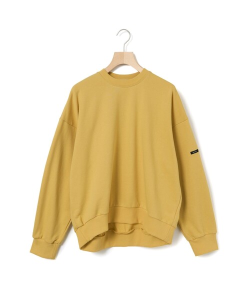 MidiUmi(ミディウミ)の「MidiUmi ワイドスウェットプルオーバー(Tシャツ/カットソー・レディース・ネイビー/ブラウン/グレー/キナリ/イエロー・FREE)」の5枚目の写真