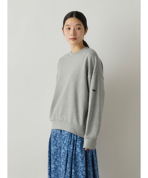 MidiUmi(ミディウミ)の「MidiUmi ワイドスウェットプルオーバー(Tシャツ/カットソー・レディース・ネイビー/ブラウン/グレー/キナリ/イエロー・FREE)」の12枚目の写真